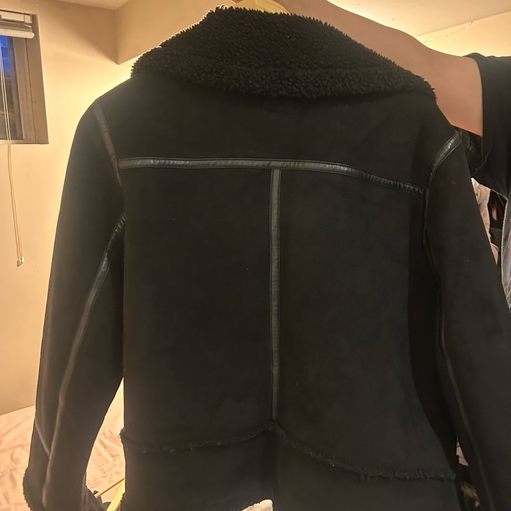 Zara Black Teddy Jacket
